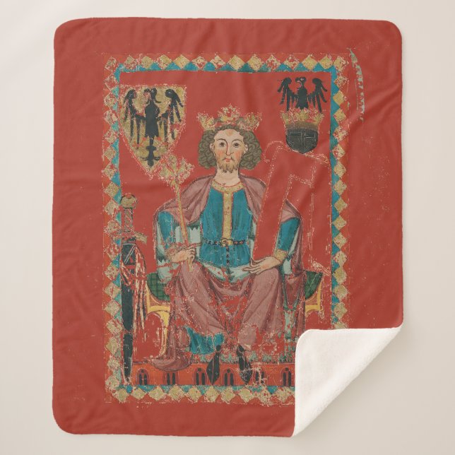 The Crown Sherpa Blanket (Front)