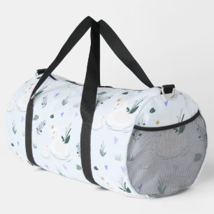 The Crowned Swan Duffle Bag