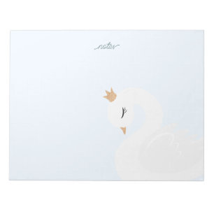 The Crowned Swan Notepad