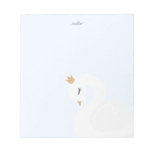 The Crowned Swan Notepad