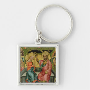 The Crowning of the Virgin, from the right wing Key Ring