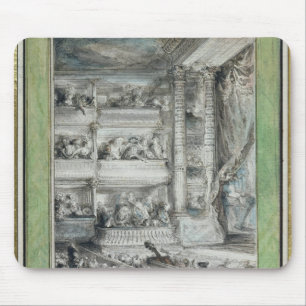 The Crowning of Voltaire at the Theatre Francais Mouse Pad