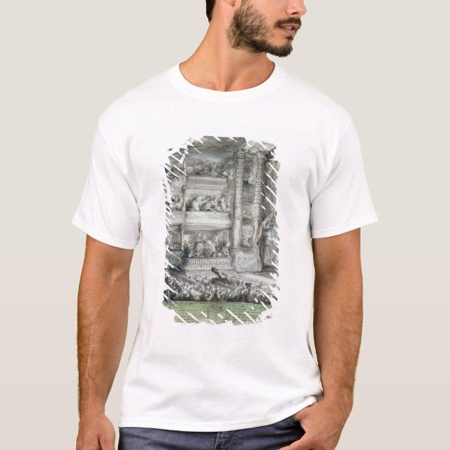 The Crowning of Voltaire at the Theatre Francais T-Shirt (Front)