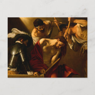 The Crowning with Thorns by Caravaggio (1602-1604) Postcard