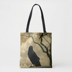 The Crows Are With Me Tote Bag