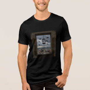 The Crows Far Above Tri-Blend Shirt