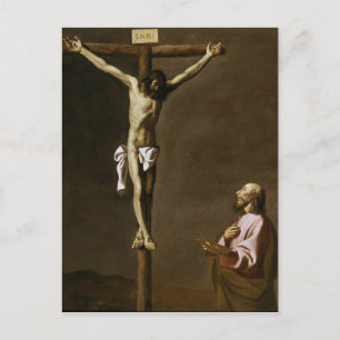 The Crucified Christ with a Painter Postcard