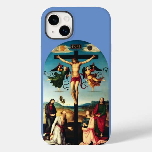 The Crucified Christ with the Virgin Mary Case-Mate iPhone Case (Back)