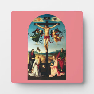 The Crucified Christ with the Virgin Mary Plaque