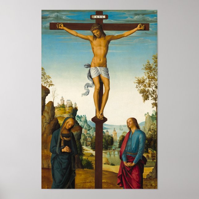 The Crucifixion, 1485 by Pietro Perugino Poster (Front)