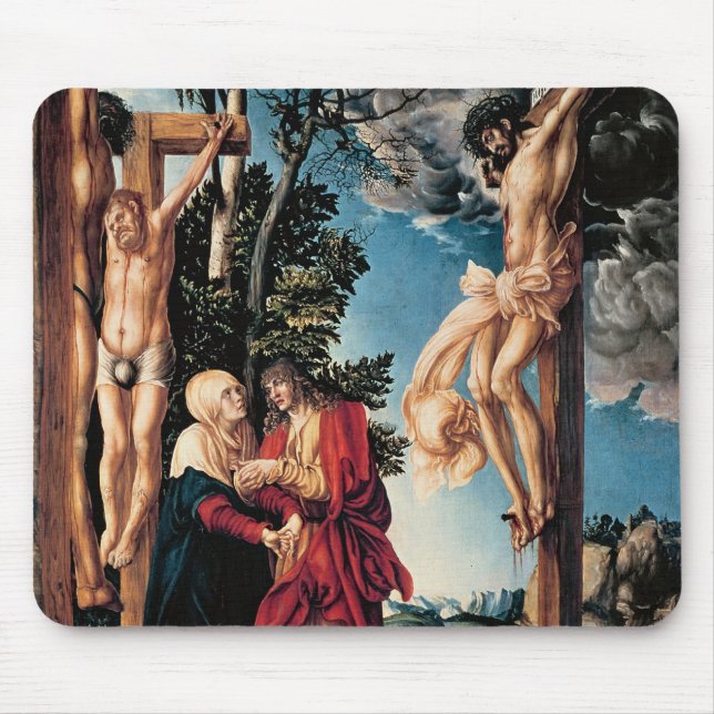 The Crucifixion, 1503 Mouse Pad (Front)