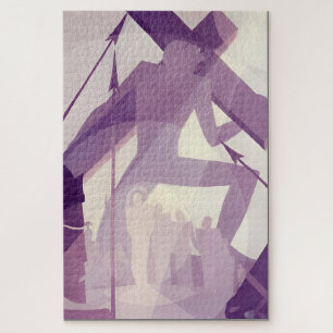 The Crucifixion – 1927 Aaron Douglas Art Jigsaw Puzzle