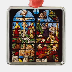 The Crucifixion and the Mount of Olives, 1533 Metal Ornament