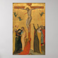 The Crucifixion - Bernardo Daddi Fine Art Poster