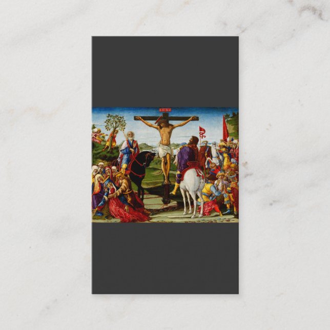 The Crucifixion by Benvenuto di Giovanni Business Card (Front)