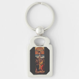 The Crucifixion by Carlo Crivelli Key Ring