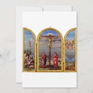 The Crucifixion by Francesco Granacci Invitation