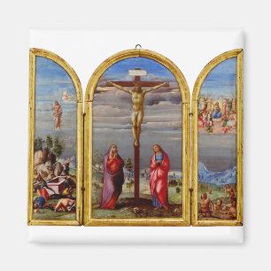 The Crucifixion by Francesco Granacci Magnet