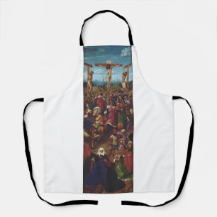 The Crucifixion by Van Eyck Apron