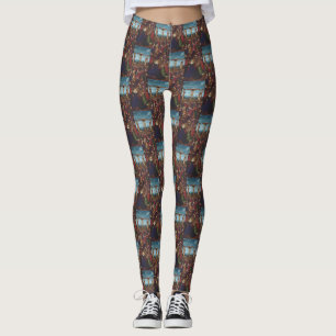 The Crucifixion by Van Eyck Leggings