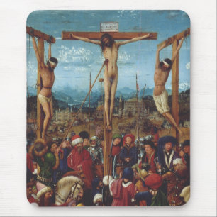 The Crucifixion by Van Eyck Mouse Pad