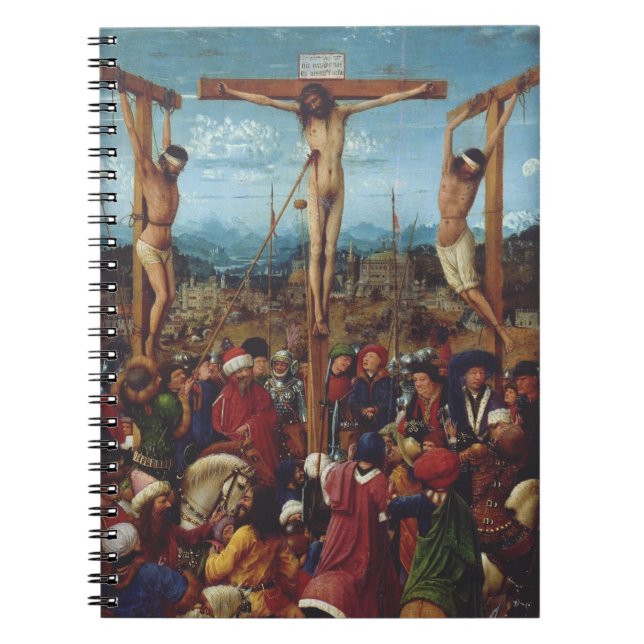 The Crucifixion by Van Eyck Notebook (Front)