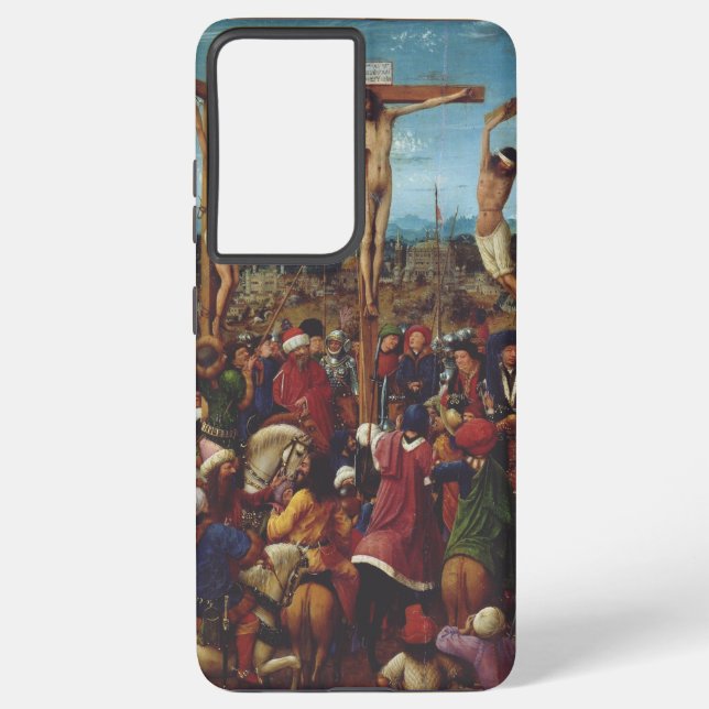 The Crucifixion by Van Eyck Samsung Galaxy S21 Ultra Case (Back)