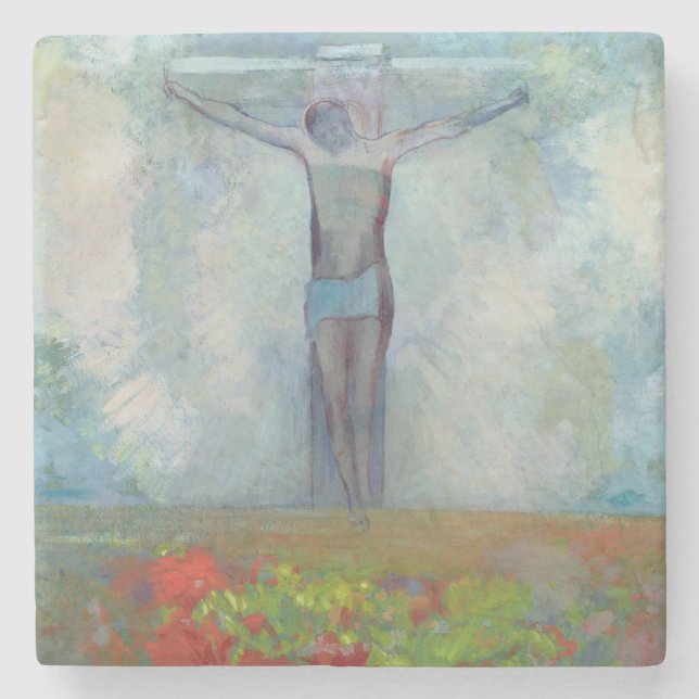 The Crucifixion, c.1910 Stone Coaster (Front)