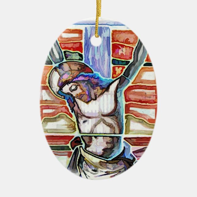 THE CRUCIFIXION CERAMIC ORNAMENT (Front)