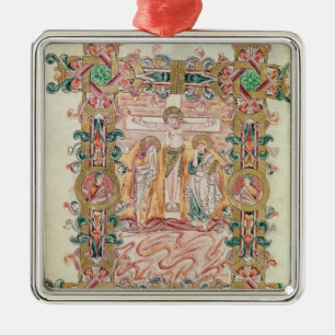 The Crucifixion Metal Ornament