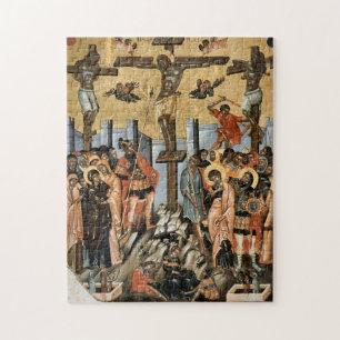 The Crucifixion of Jesus Christ Orthodox Christian Jigsaw Puzzle
