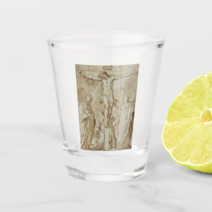 The crucifixion of Jesus Christ Shot Glass