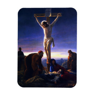 The Crucifixion of Jesus. Fine Art  Magnet