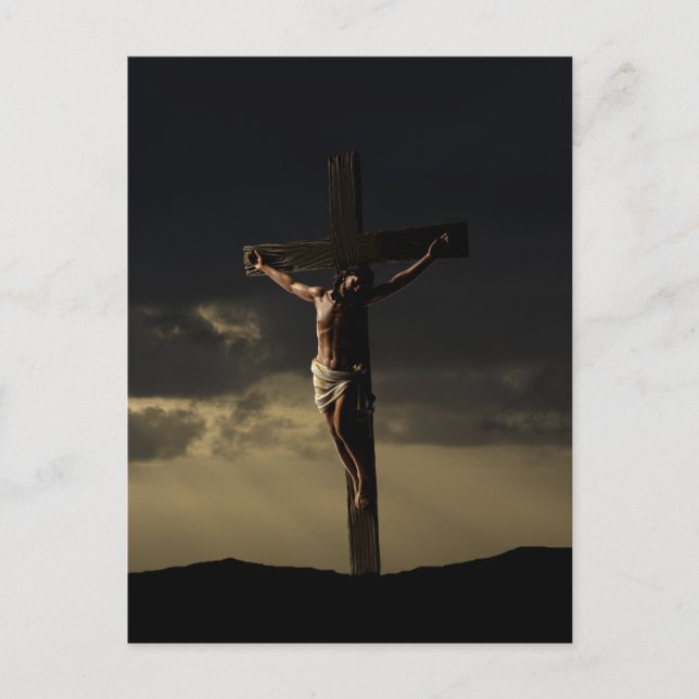 The Crucifixion of Jesus or Good Friday Postcard (Front)