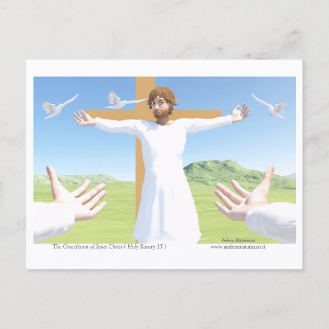 The Crucifixion of Jesus Postcard (Front)