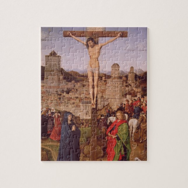 The Crucifixion (oil on panel) Jigsaw Puzzle (Vertical)