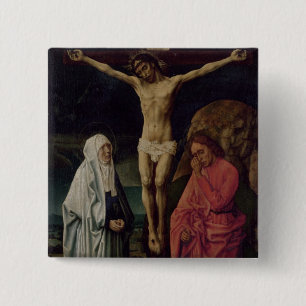 The Crucifixion (panel) 2 15 Cm Square Badge