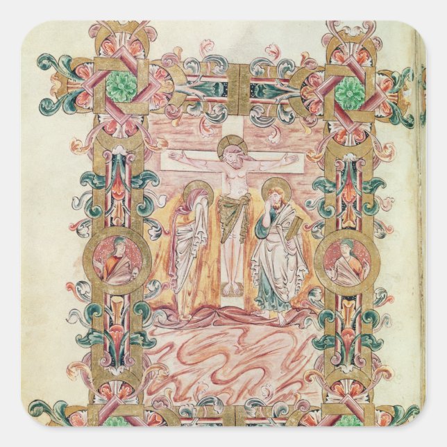 The Crucifixion Square Sticker (Front)