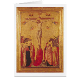 The Crucifixion (tempera on panel)