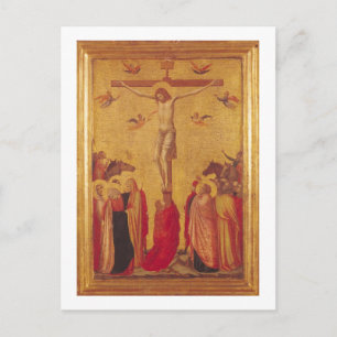 The Crucifixion (tempera on panel) Postcard