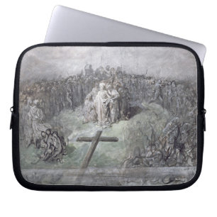The Crucifixion (w/c and gouache on paper) Laptop Sleeve