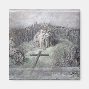 The Crucifixion (w/c and gouache on paper) Magnet