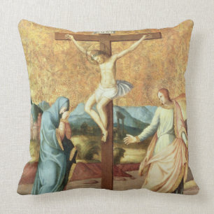 The Crucifixion with the Virgin and St John the Ev Cushion