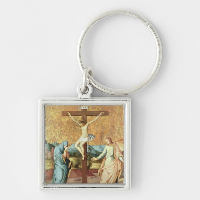 The Crucifixion with the Virgin and St John the Ev Key Ring (Front)