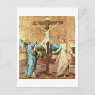 The Crucifixion with the Virgin and St John the Ev Postcard