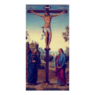 The Crucifixion with the Virgin by Pietro Perugino Poster