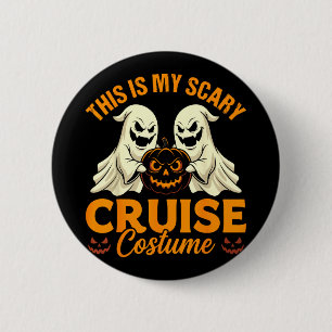 The cruise witch funny halloween cruise spooky 6 cm round badge