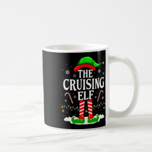 The Cruising Elf Xmas Funny Matching Family Cruise Coffee Mug
