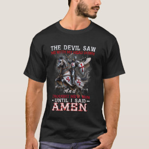 The Crusader T Shirt - The Devil Saw Me - Knight T