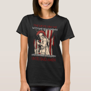 The Crusader The Devil Saw Me Knight Templar T-Shirt